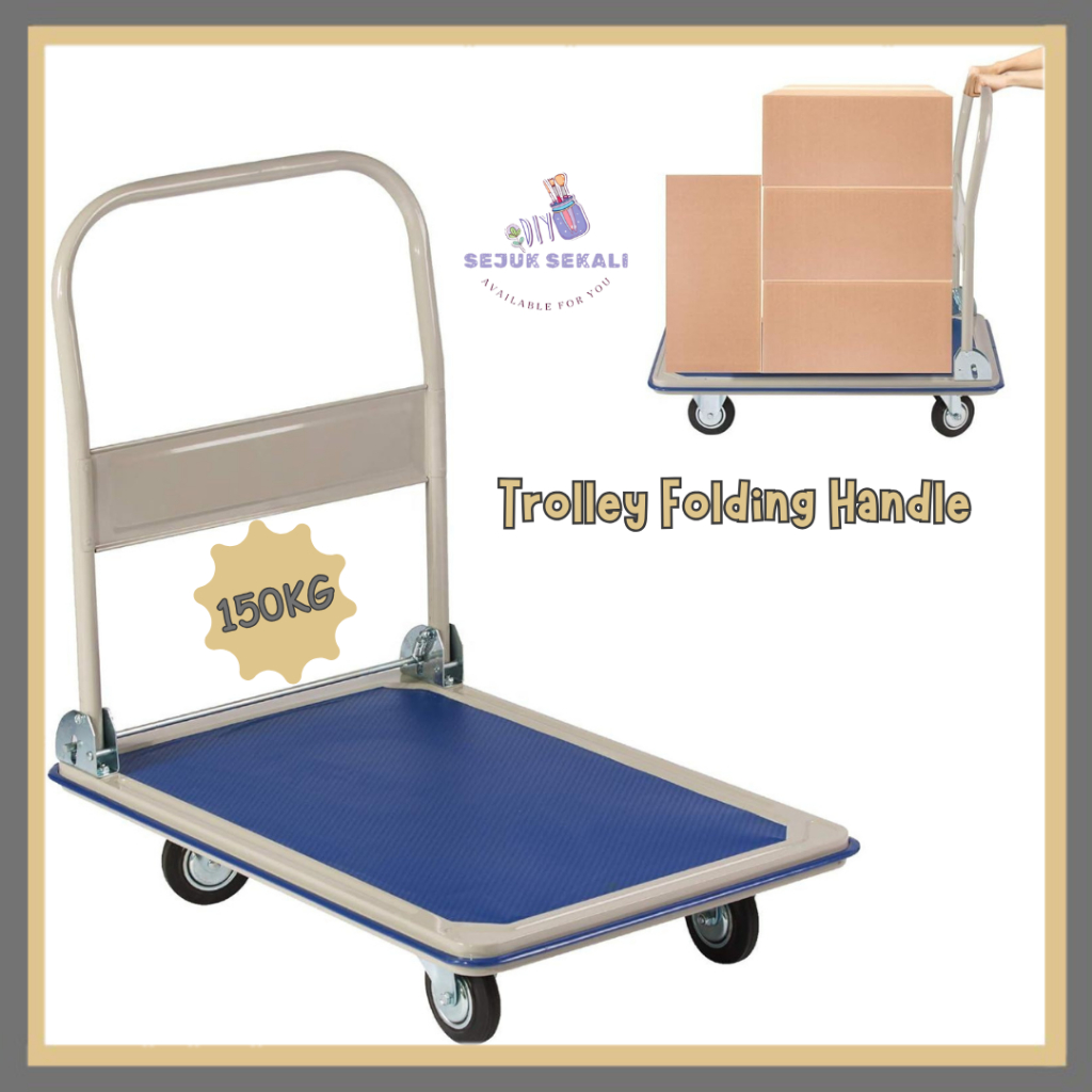 Troli 150KG / handtruck / troli / trolley /dorongan lipat barang