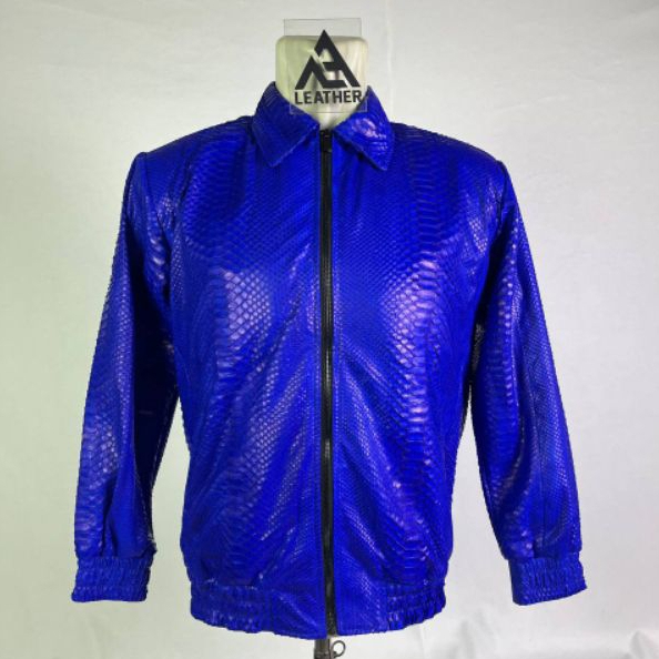 AA LEATHER Jaket kulit ular asli