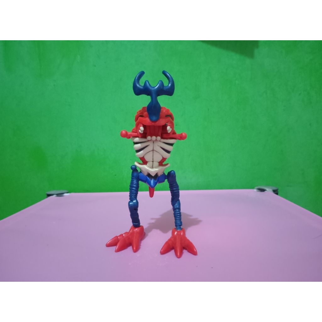 ( JUNK ) Figure DIGIMON - MEGAKABUTERIMON x KABUTERIMON - Murah Retro Vintage Rare Koleksi Mainan An