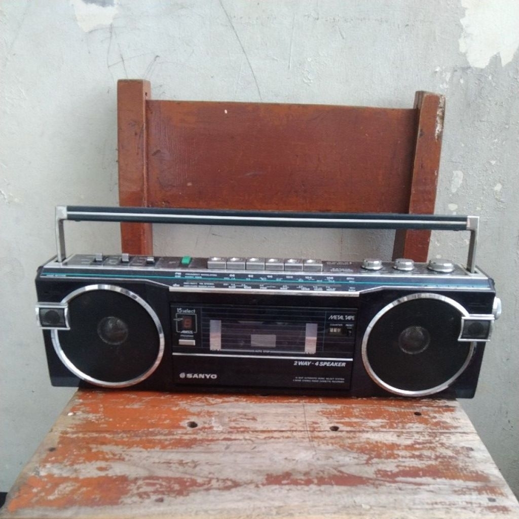 RADIO TAPE COMPO SANYO VINTAGE JADUL