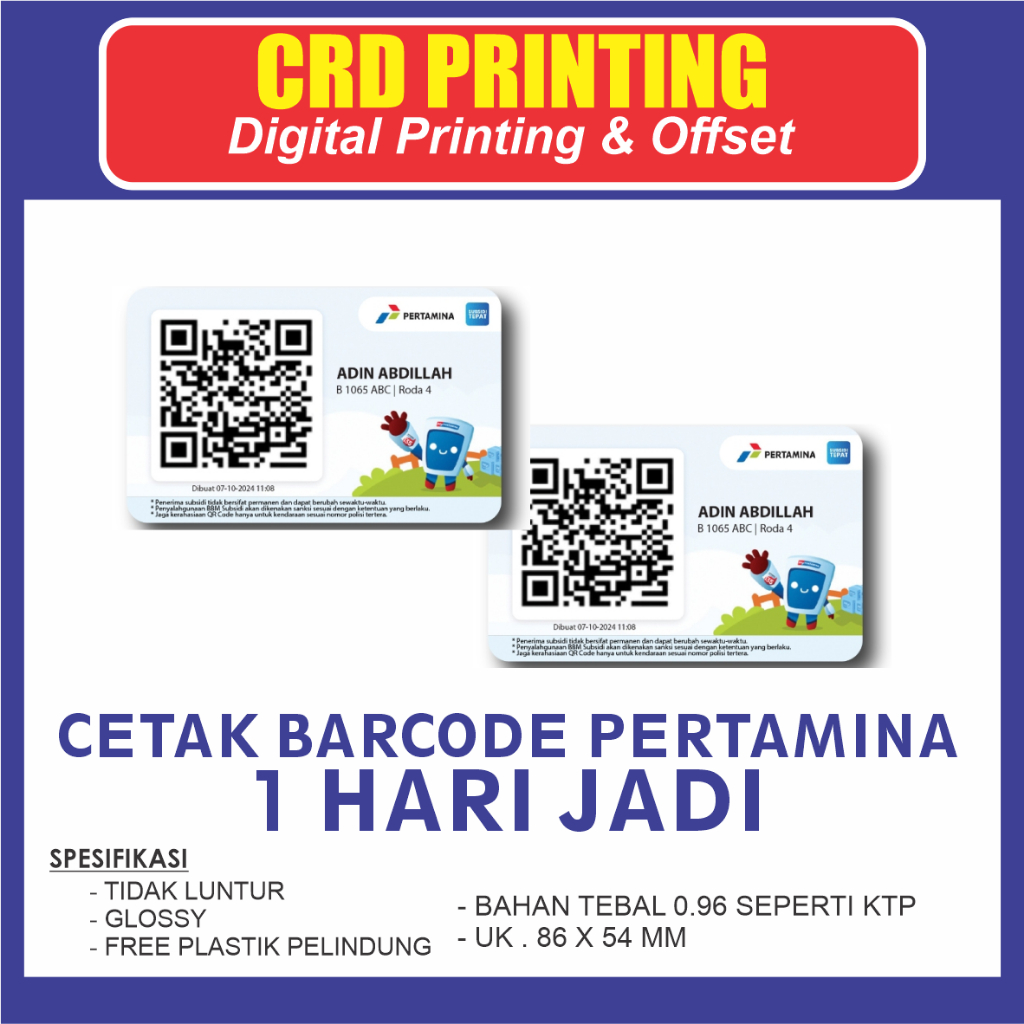 BARCODE PERTAMINA