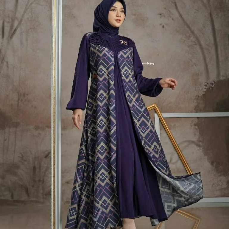 BAHIRAZA DRESS TERBARU NADHEERA LUXURY ORI READY STOK SPECIAL DISKON