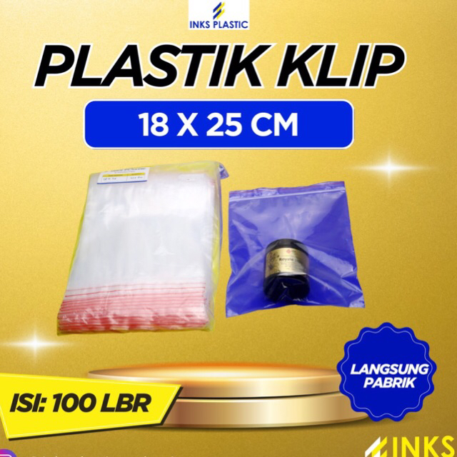 PLASTIK KLIP 18x25 ZIPLOCK BENING SERBAGUNA