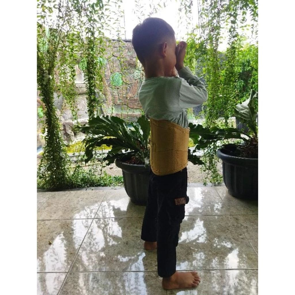 Korset lumbal anak / korset syaraf kejepit / korset tulang belakang buat anak / child
