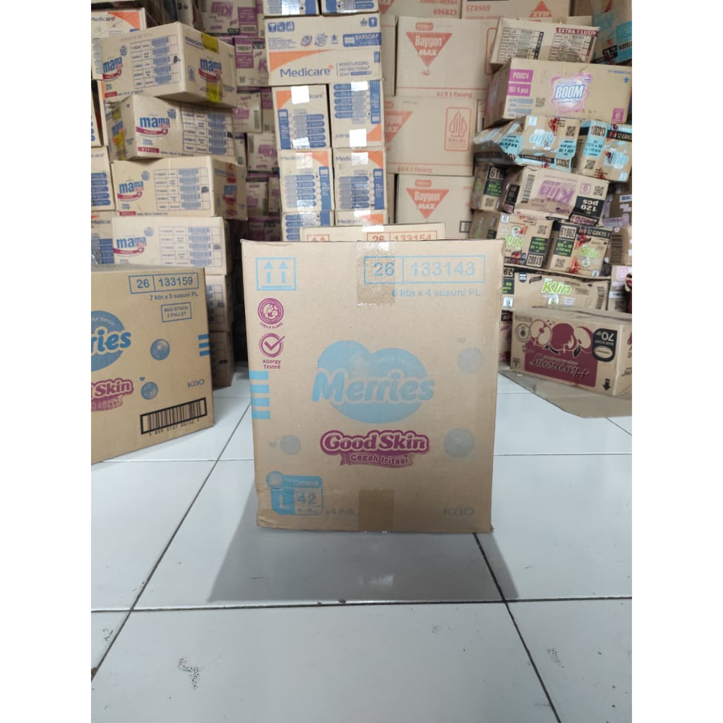 Merries Super Jumbo M48/L42/XL38 (KARTONAN) Terbaru