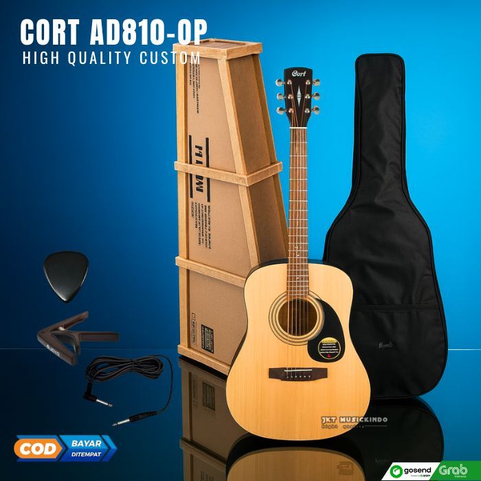 Gitar Akustik elektrik Cort AD810 OP Guitar Akustik Elektrik Belcat 7545r High Quality