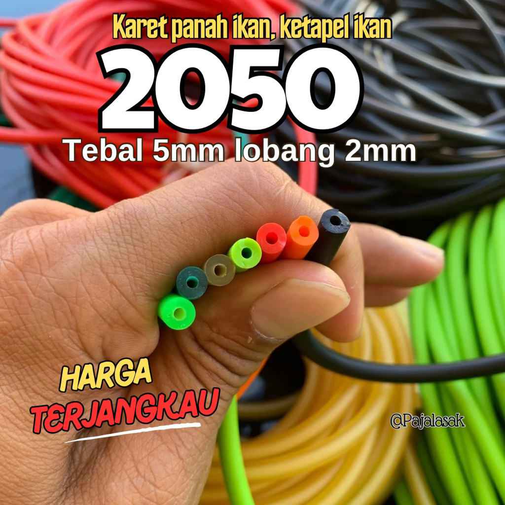 karet 2050 ketapel panah ikan awet 5mm slingshot harga murah meriah