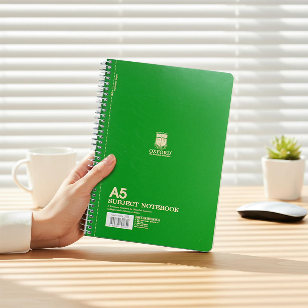 Oxford Notebook Spiral Putih - Subject Notebook 40 Lembar