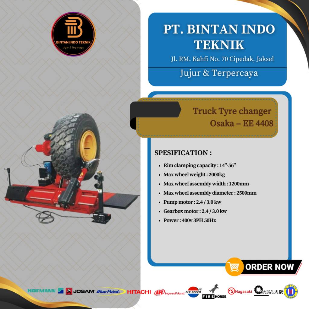 Truck Tyre changer Osaka – EE 4408
