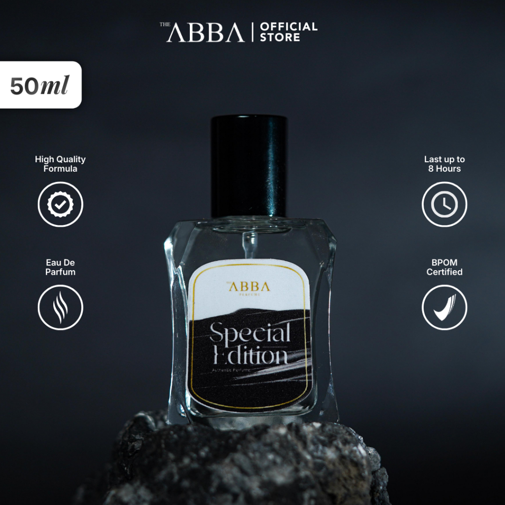 PARFUM EDP  SPECIAL EDITION ABBA  50ml – Wangi Lembut Elegan – BPOM, parfume Best Seller Unisex