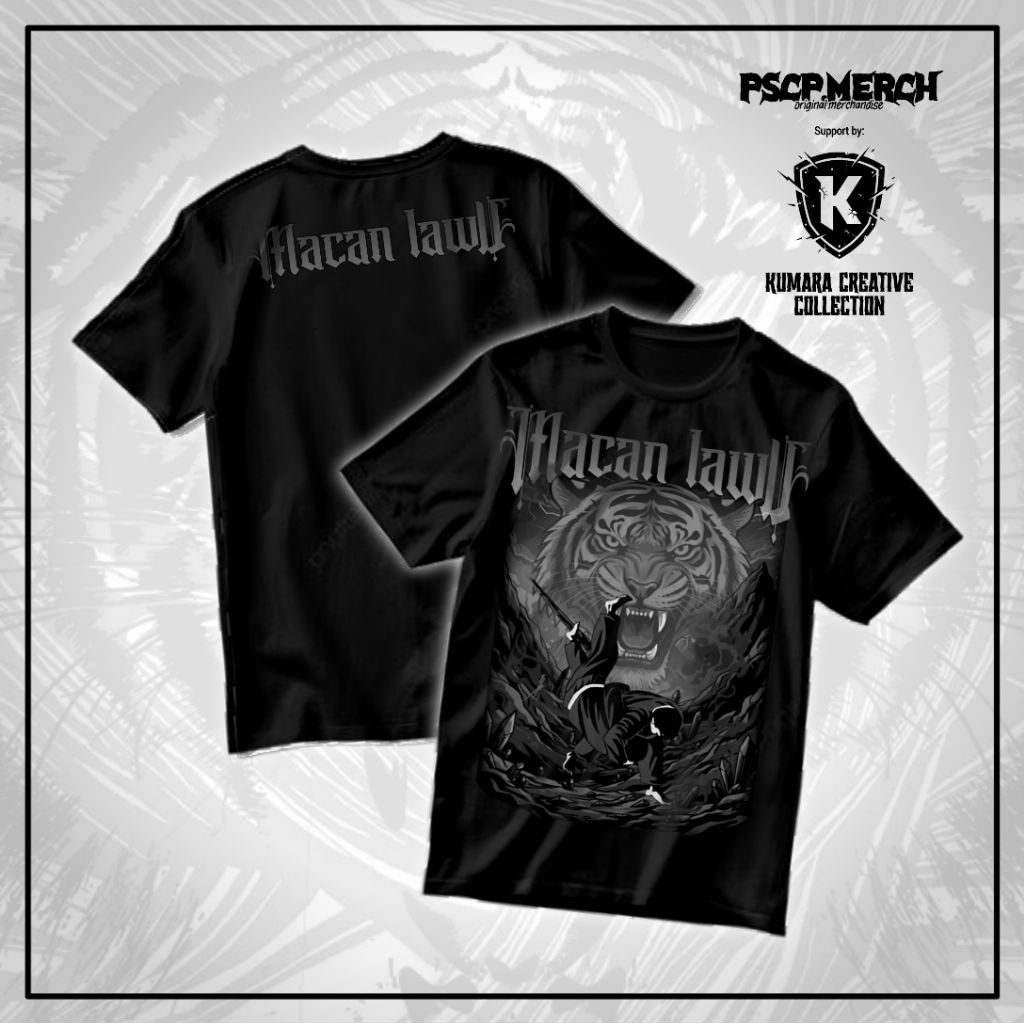 Kaos distro PSCP - Macan Lawu | by PSCP.MERCH