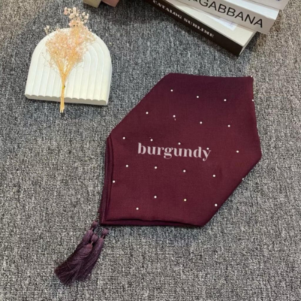 JILBAB PARIS TASEL PAYET TABUR SWAROVSKI || SEGIEMPAT PARIS TASEL PAYET SWAROVSKI