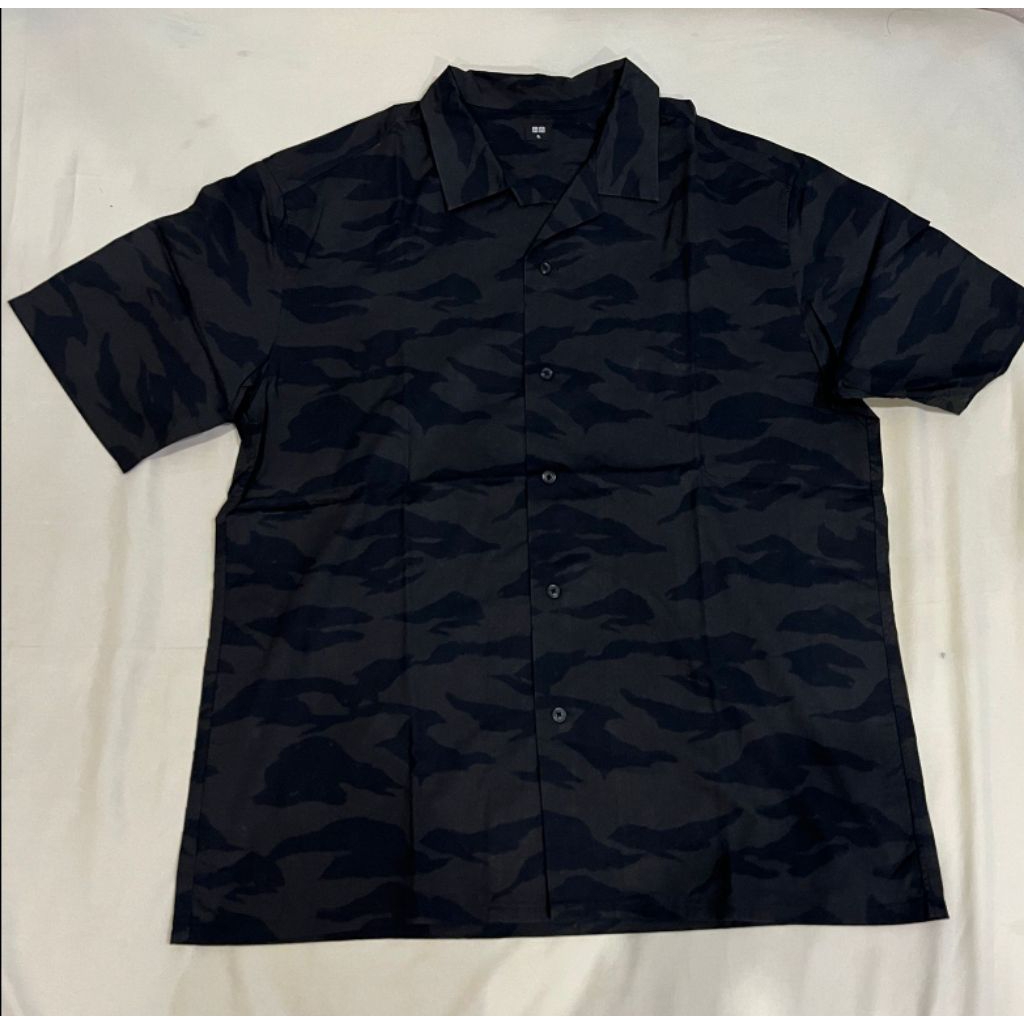 KEMEJA CAMO UNIQLO SIZE XL ORGINAL PRELOVED SECOND NO MINUS