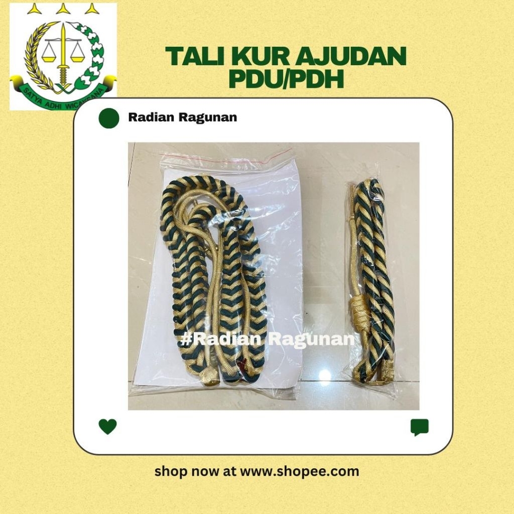 TALI KUR AJUDAN PDU & PDH JAKSA | KEJAKSAAN RI