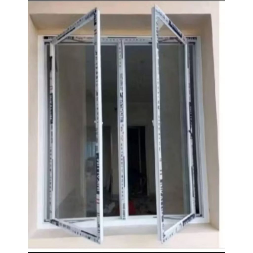 KUSEN JENDELA ALUMINIUM GANDENG 2 UKURAN T100X L 80 cm