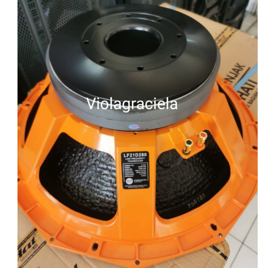 COMPONENT SPEAKER RCF LF21D280 21 INCH MAGNET DOUBLE KOMPONEN RCF RCFLF21D280 SUBWOOFER