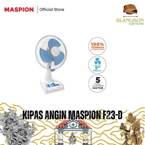 Maspion Kipas Angin Meja Desk Fan 9 Inch F-23 D