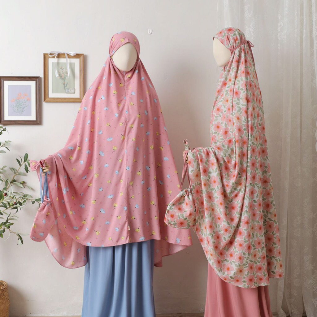 MUKENA DEWASA MOTIF 2in1 Rayon valencia|Mukena Jumbo