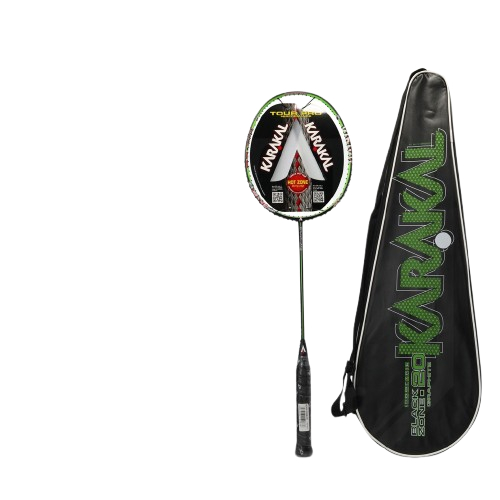 Raket Original Karakal Black Zone 20 Bonus Senar Tas Kaos Badminton