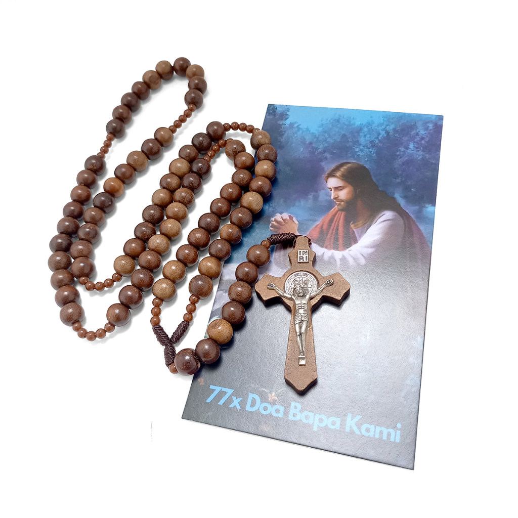 (EKSKLUSIF) Devosi Rosario 77 Bapa Kami Kayu STIGI Original / Devosi Rosario 77 Bapa Kami/Rosario Ka