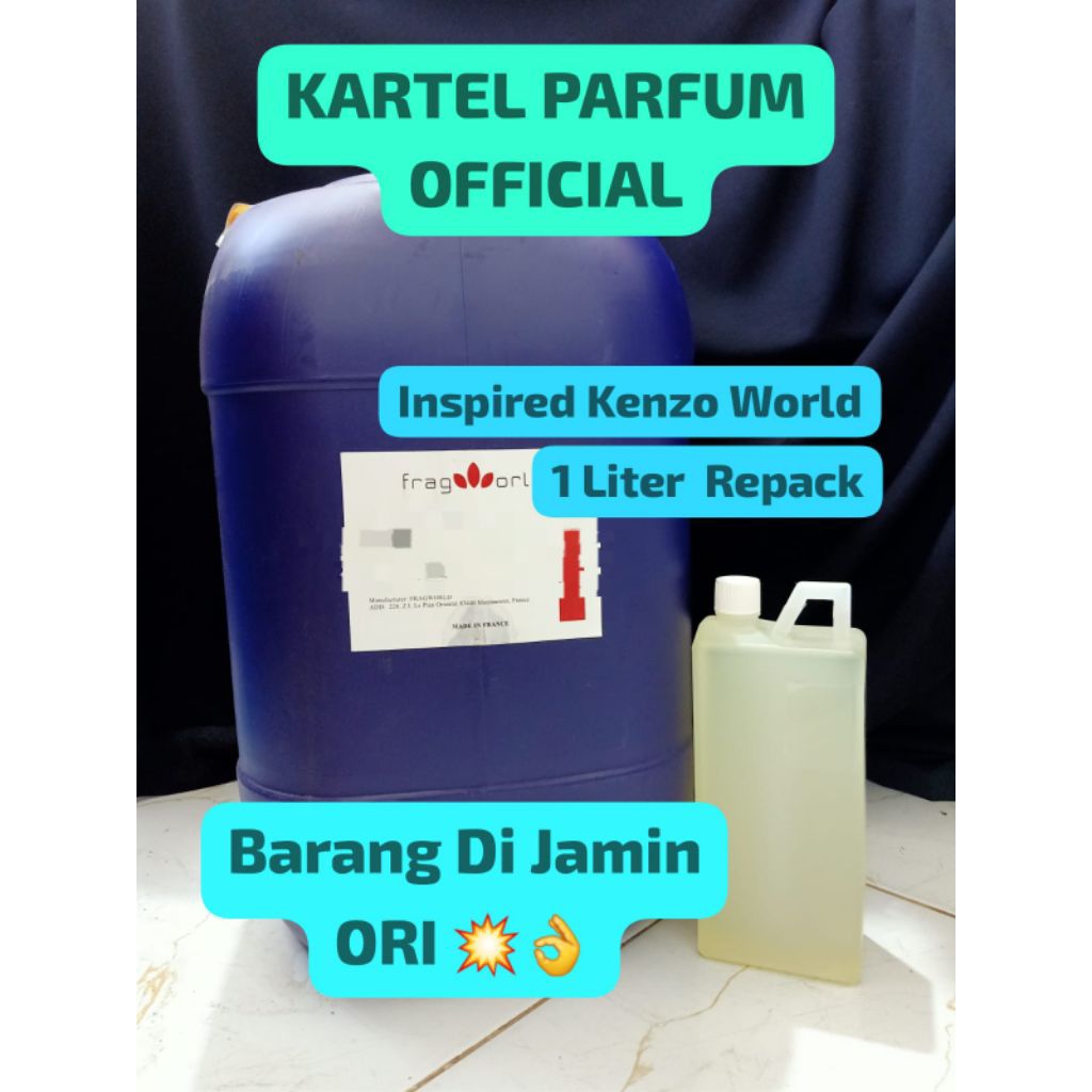 BIBIT PARFUM ORI | KENZO WORLD | 1 Liter Repack | Fragworld