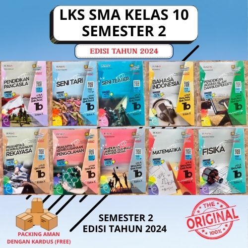 LKS TUNTAS PKN, BAHASA INDONESIA, PAI, PJOK, PRAKARYA DAN KEWIRAUSAHAAN, MATEMATIKA, FISIKA, SENI TA