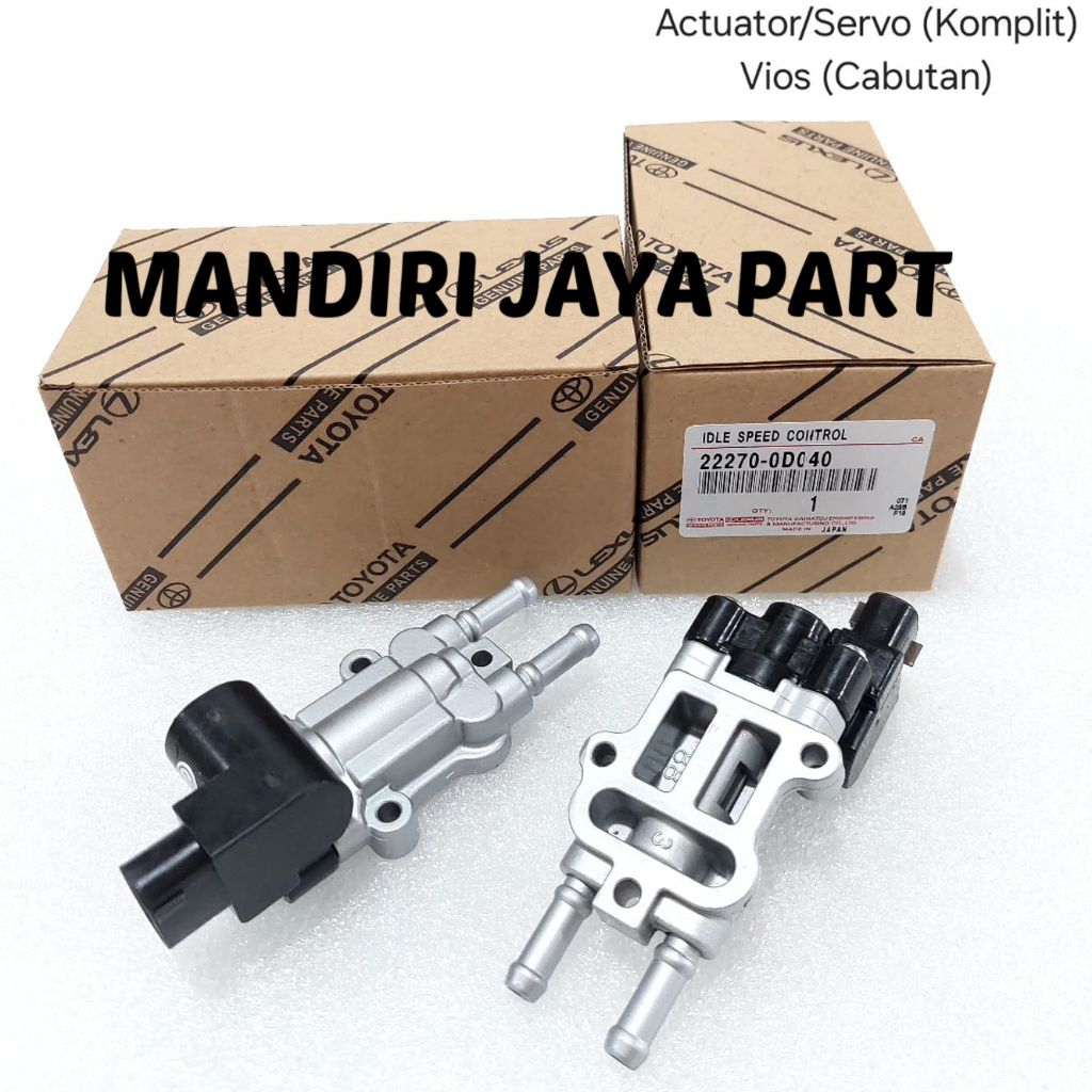 IDLER SPEED CONTROL SENSOR ISC ACTUATOR SERVO ASSY TOYOTA VIOS LIMO GEN 1 ORIGINAL 22270-0D040 @1PCS