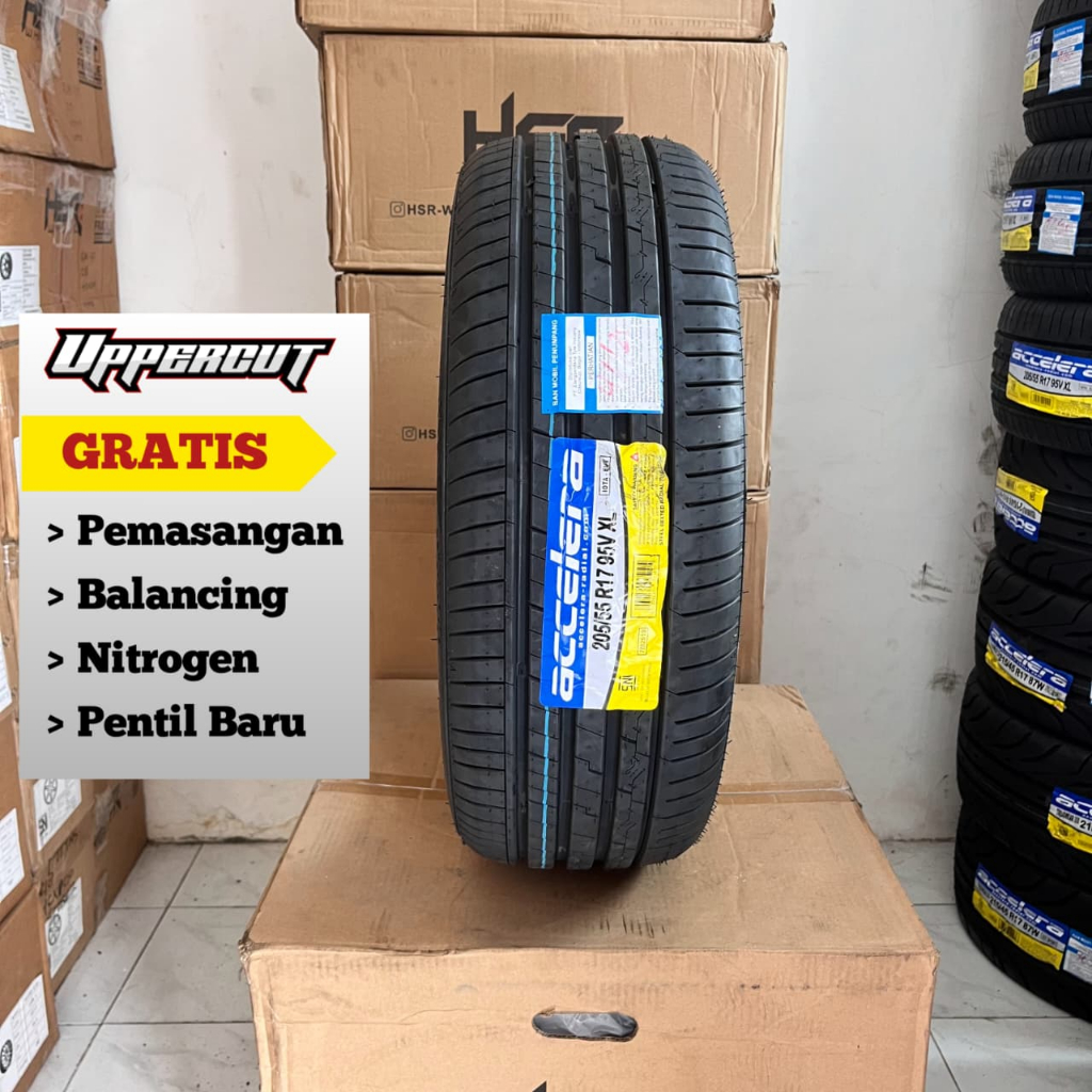 Ban Mobil Accelera 205 55 R17 Type Iota Evt Ban Tubles 205/55 Ring 17