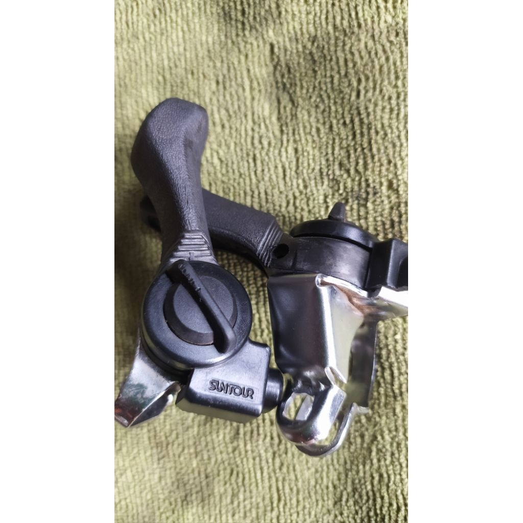 shifter Jadul Suntour friksi non index NOS sepeda commuter MTB