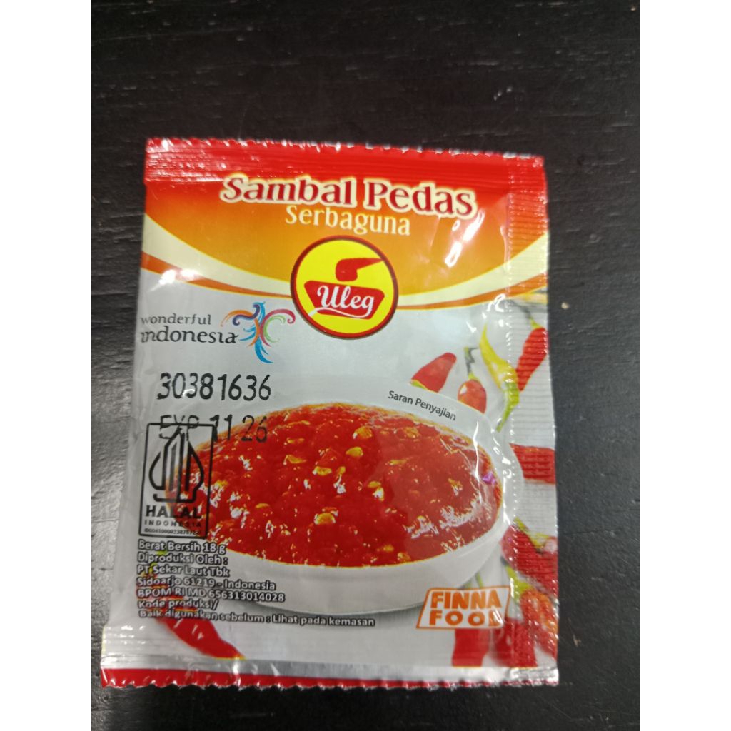 finna sambal uleg pedas