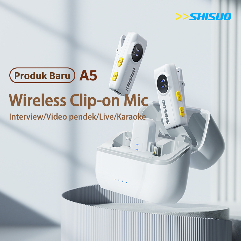 shisu0 A5 Wireless Lavalier Microphone