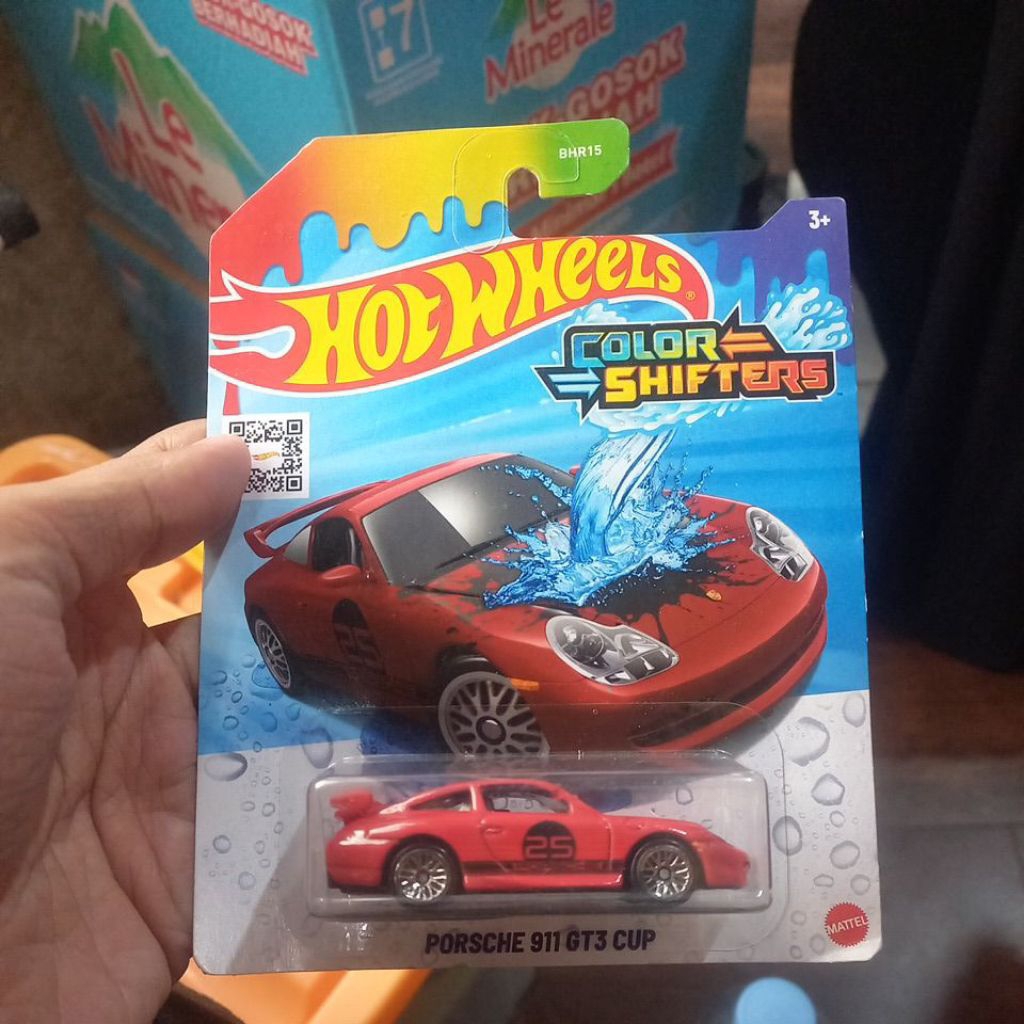 Hotwheels Color Shifters Porsche 911 GT3 Cup