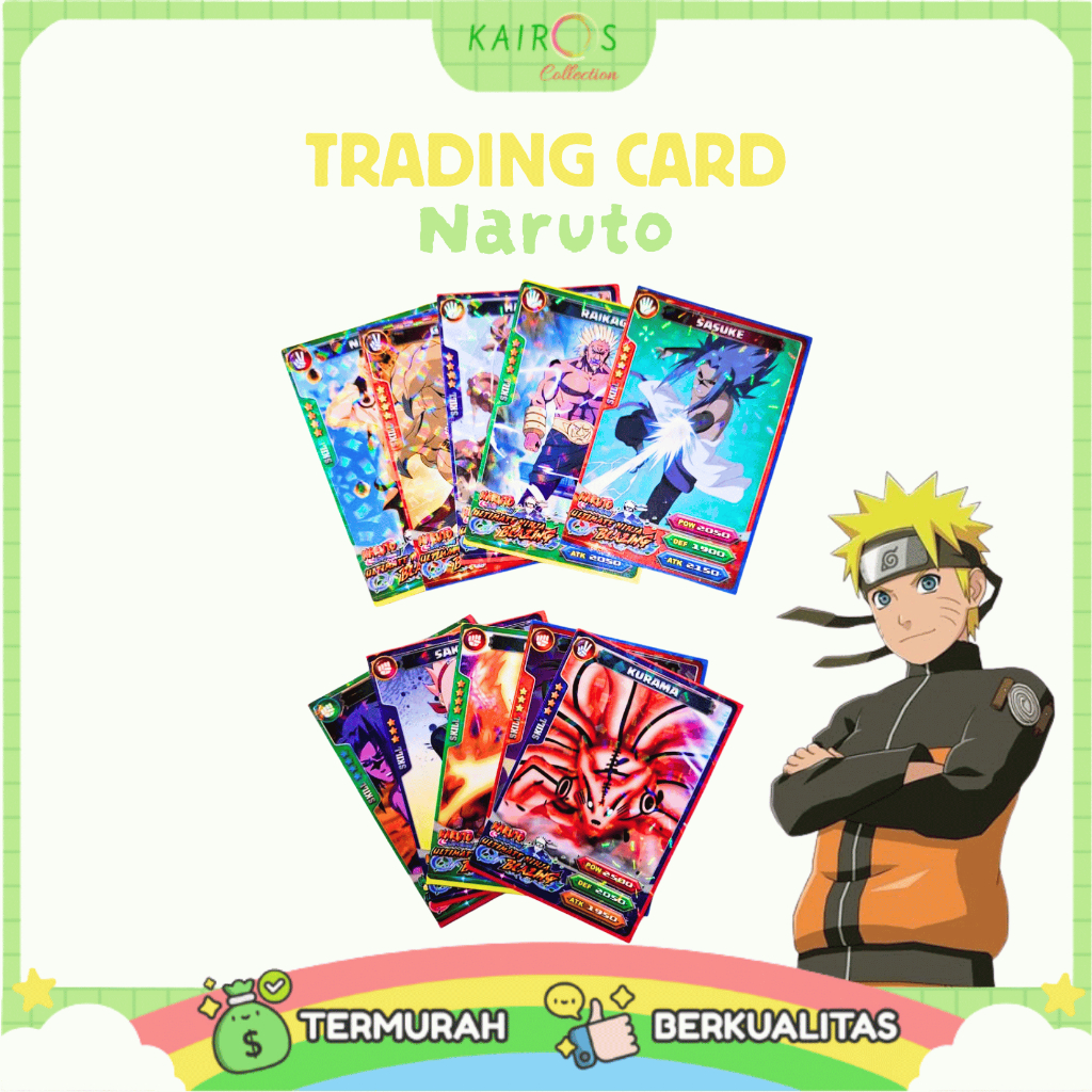 Trading Card Naruto Shippuden / Mainan Kartu Anak Naruto Shippuden
