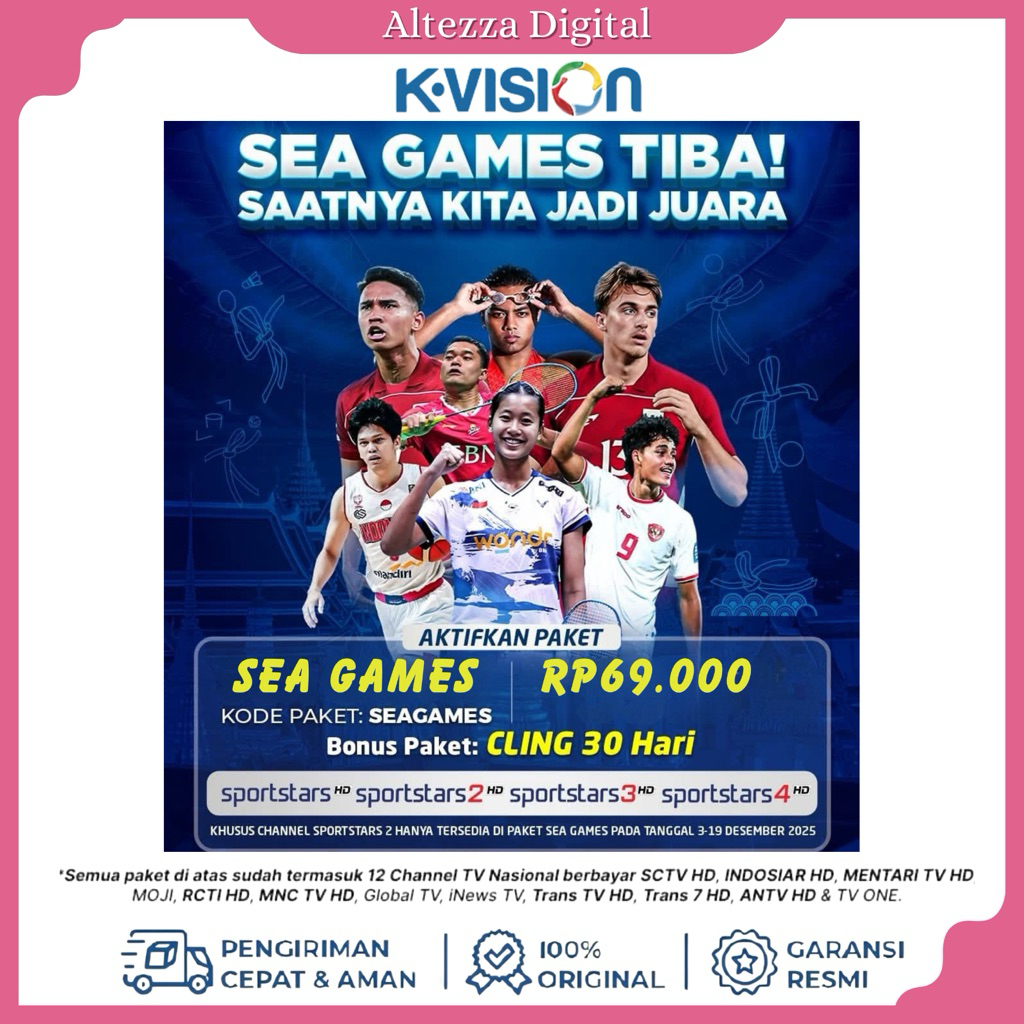 TV Voucher Paket SEA GAMES K-Vision Thailad 2025