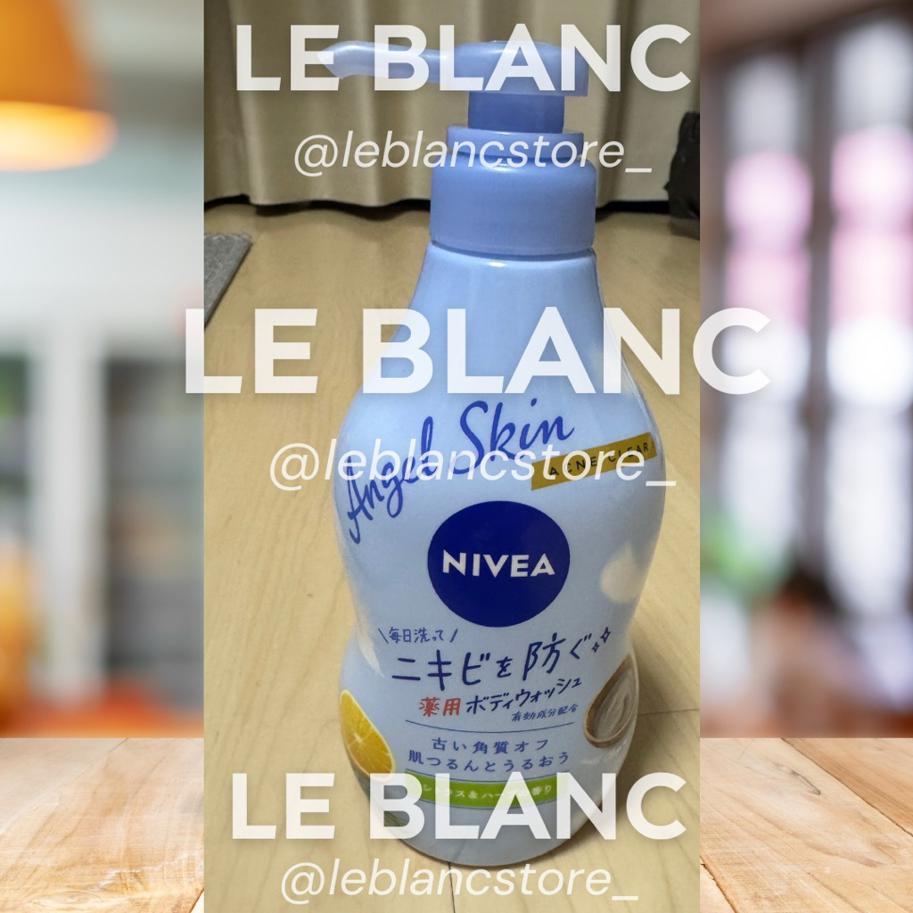 NIVEA ANGEL SKIN BODY SOAP MENGANDUNG CLAY MASK ACNE CLEAR UNTUK KULIT BERJERAWAT WANGI 470ml PRODUK