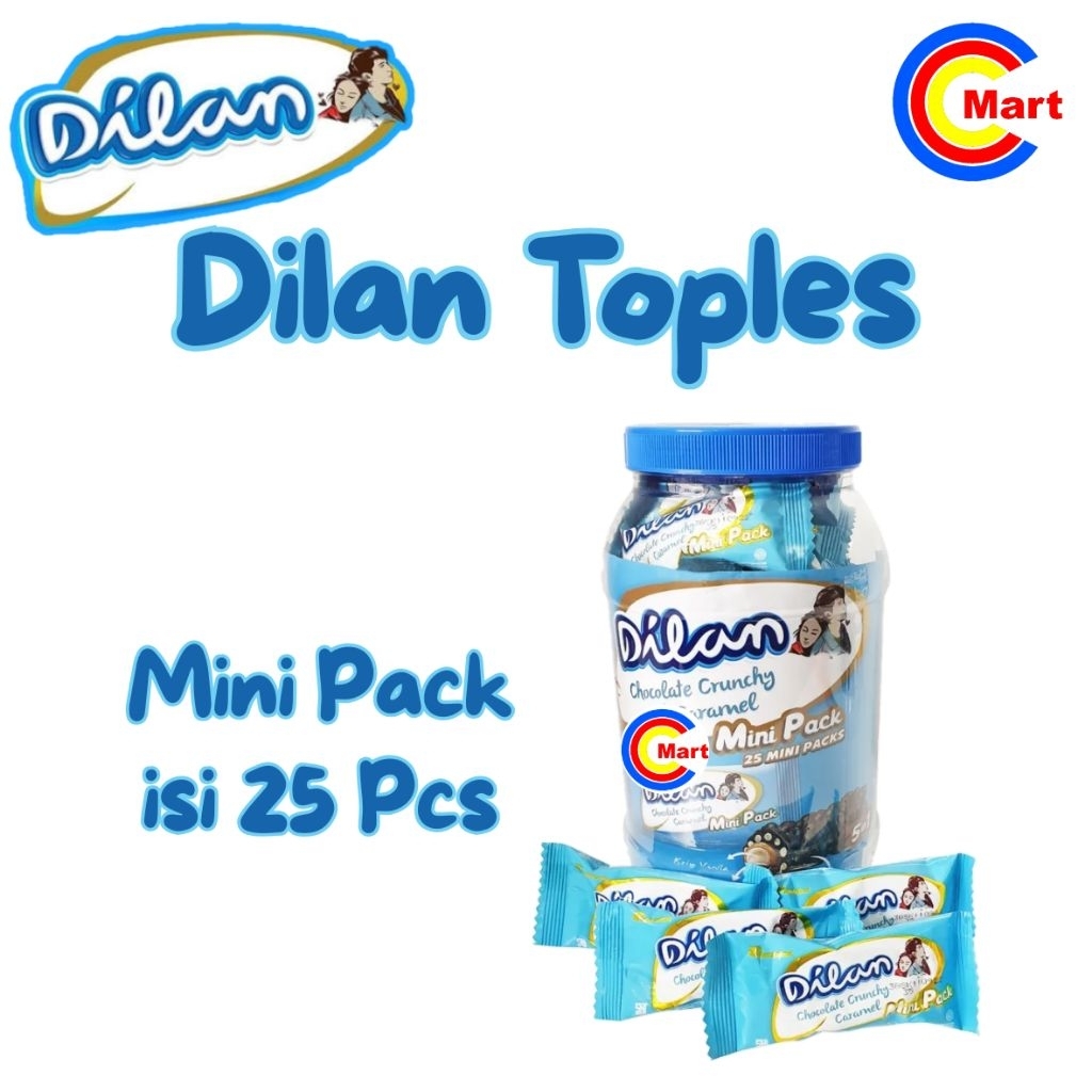 [TOPLES] DILAN TOPLES MINI PACK ISI 25 PCS | DILAN CHOCOLATE CRUNCHY CARAMEL