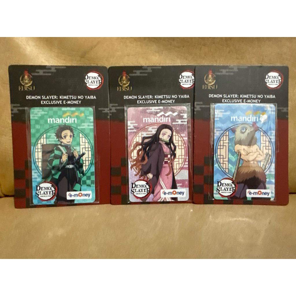 e money mandiri ebisu demon slayer