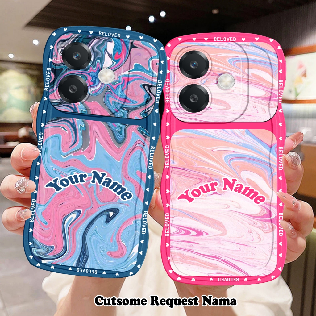 R23 Case Custome Request Nama Untuk Semua Type Handphone - Softcase Vivo Y19S Y29 Y03 Y19 Y17 Y20