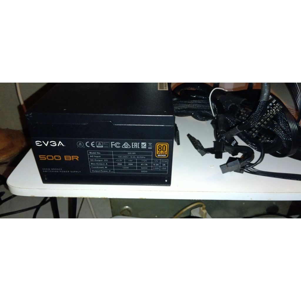 psu evga br500 500watt (RUSAK)