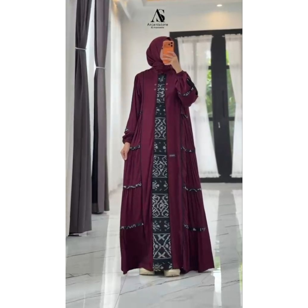 Gamis Etnik Anjani Store Twill UNIQLO