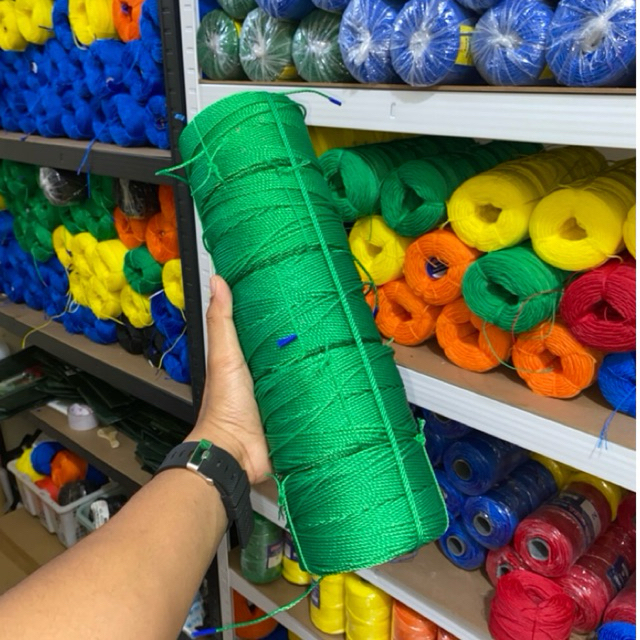 Tali tambang 2mm 500 meter paket 1 bandel 5 roll - tali tampar - tali dadung - tali layangan