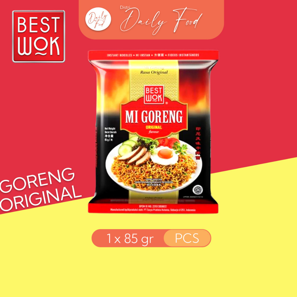 Mie Goreng Best Wok Original - 1 & 5 PCS | Best Wok | Mie Goreng