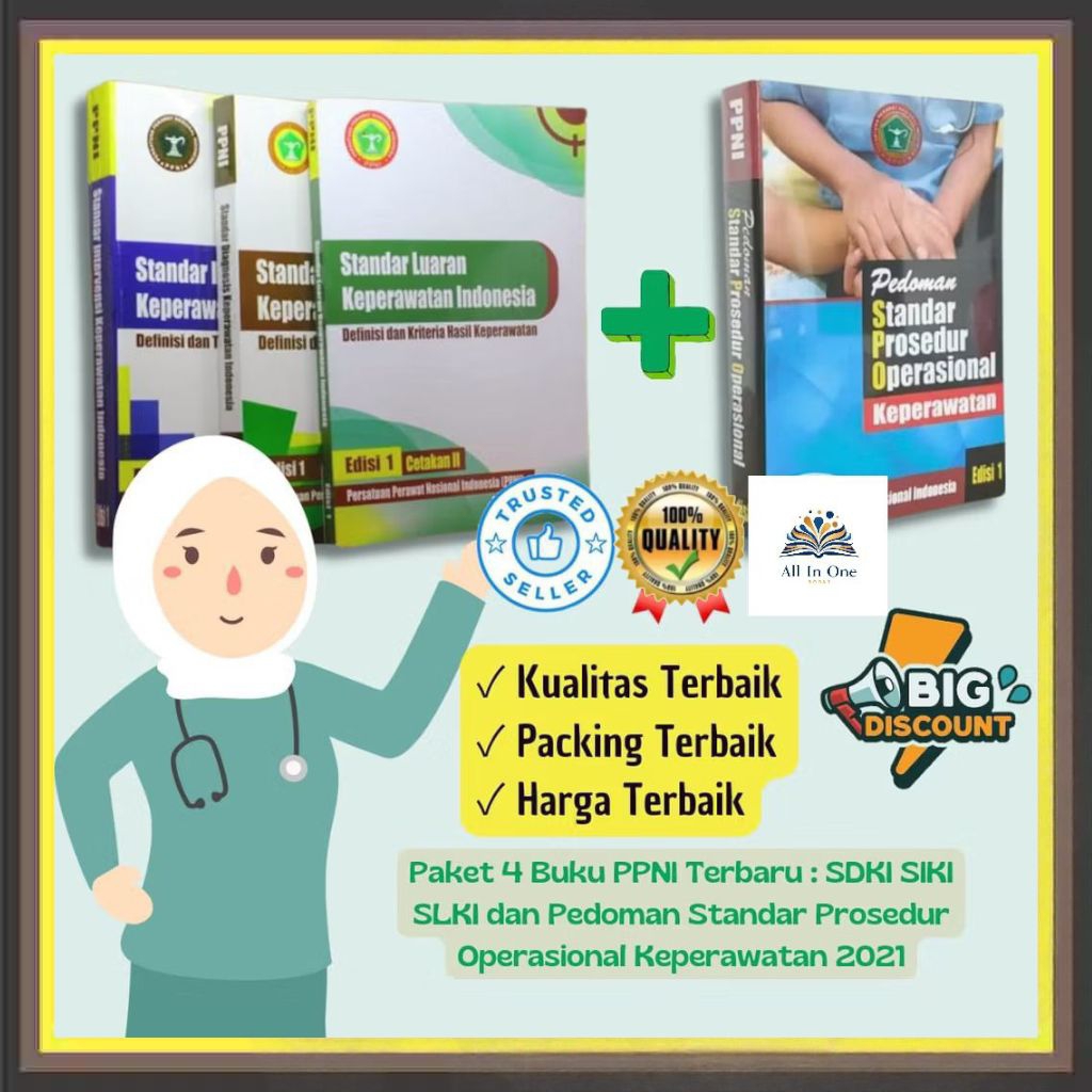 PAKET 4S PPNI SDKI SLKI SIKI SPOK ASUHAN KEPERAWANAN, ORIGINAL PERSATUAN PERAWAT NASIONAL INDONESIA
