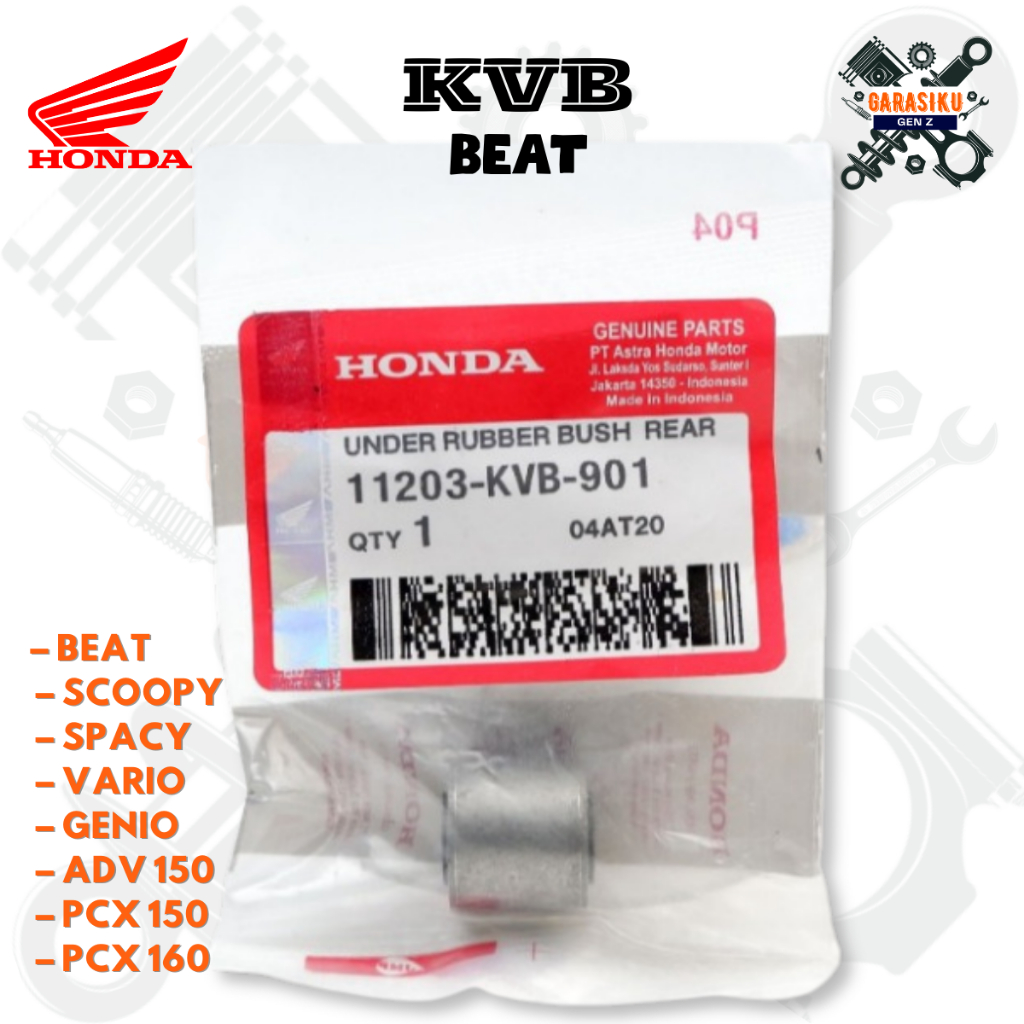 karet shockbreaker belakang beat - karet bosh shock belakang KVB ori part motor