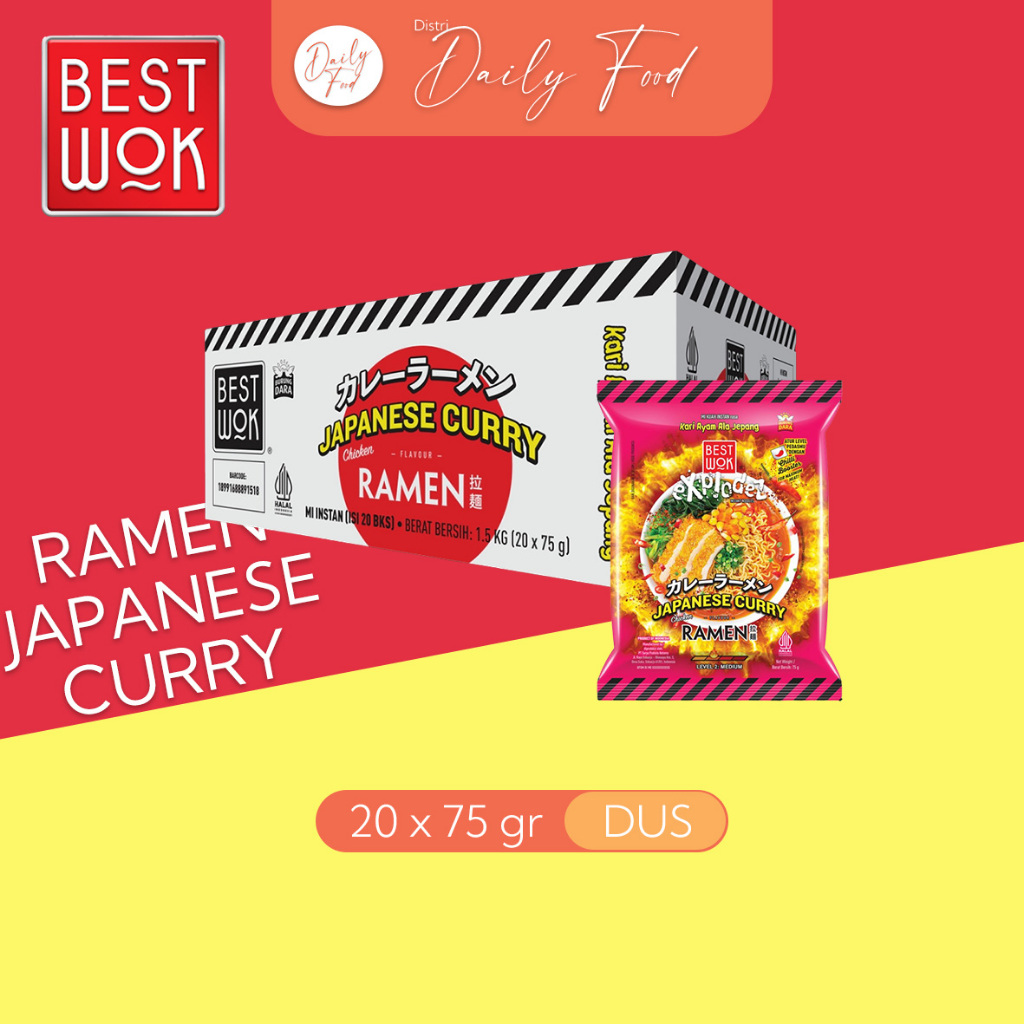 Best Wok Mie Ramen Japanese Curry - 1 Dus | Best Wok | Mie Ramen Kuah | Ramen Japanese Curry