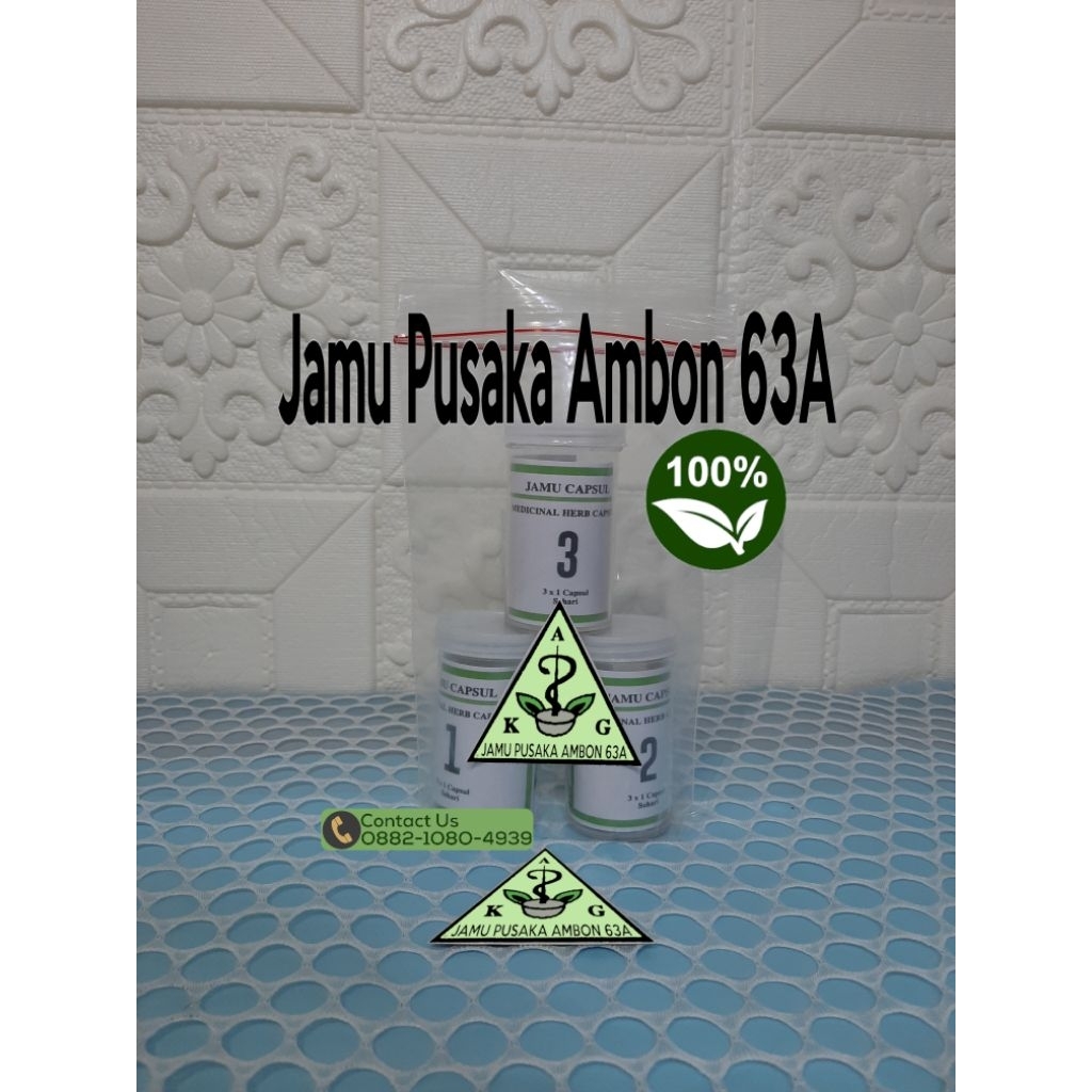 Jamu Diabetes Herbal - Jamu Pusaka Ambon 63A untuk menstabilkan Diabetes.