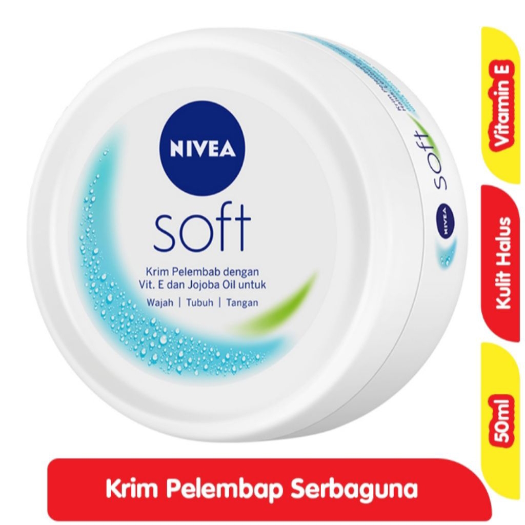 Nivea Soft Cream Moisturizer Jar 50ml