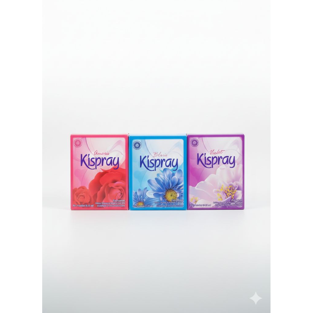 Kispray Sachet Kemasan Dus | isi 4 sachet @21ml