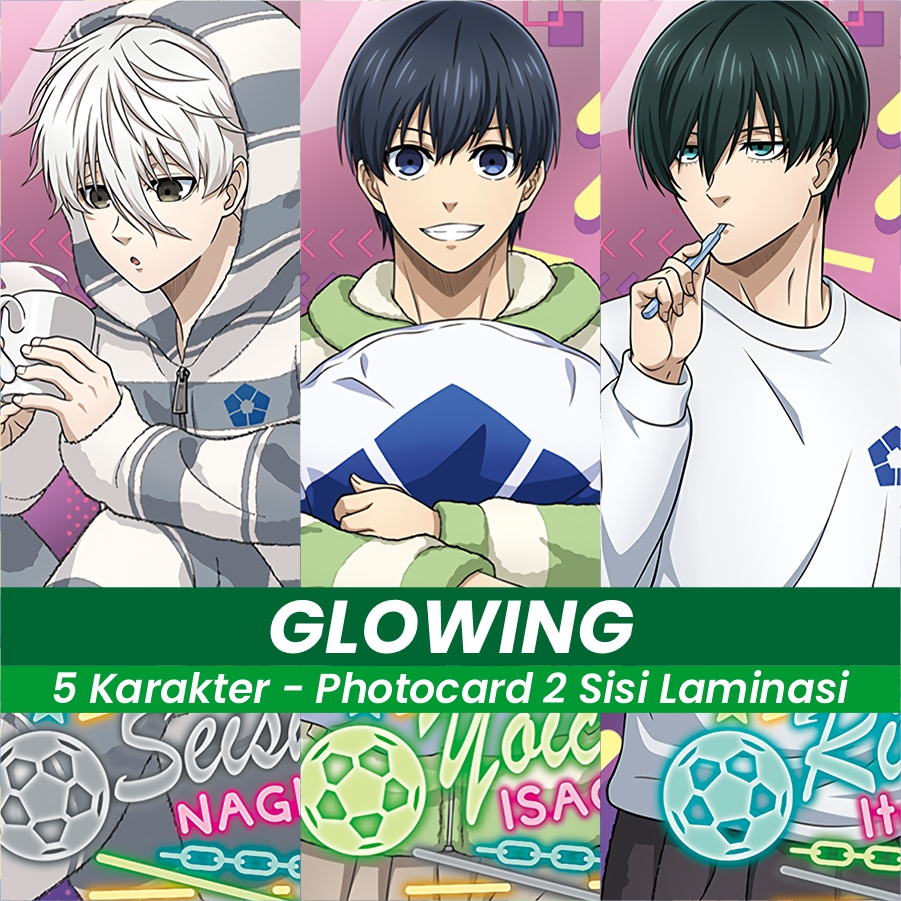 Blue Lock Photocard Glowing