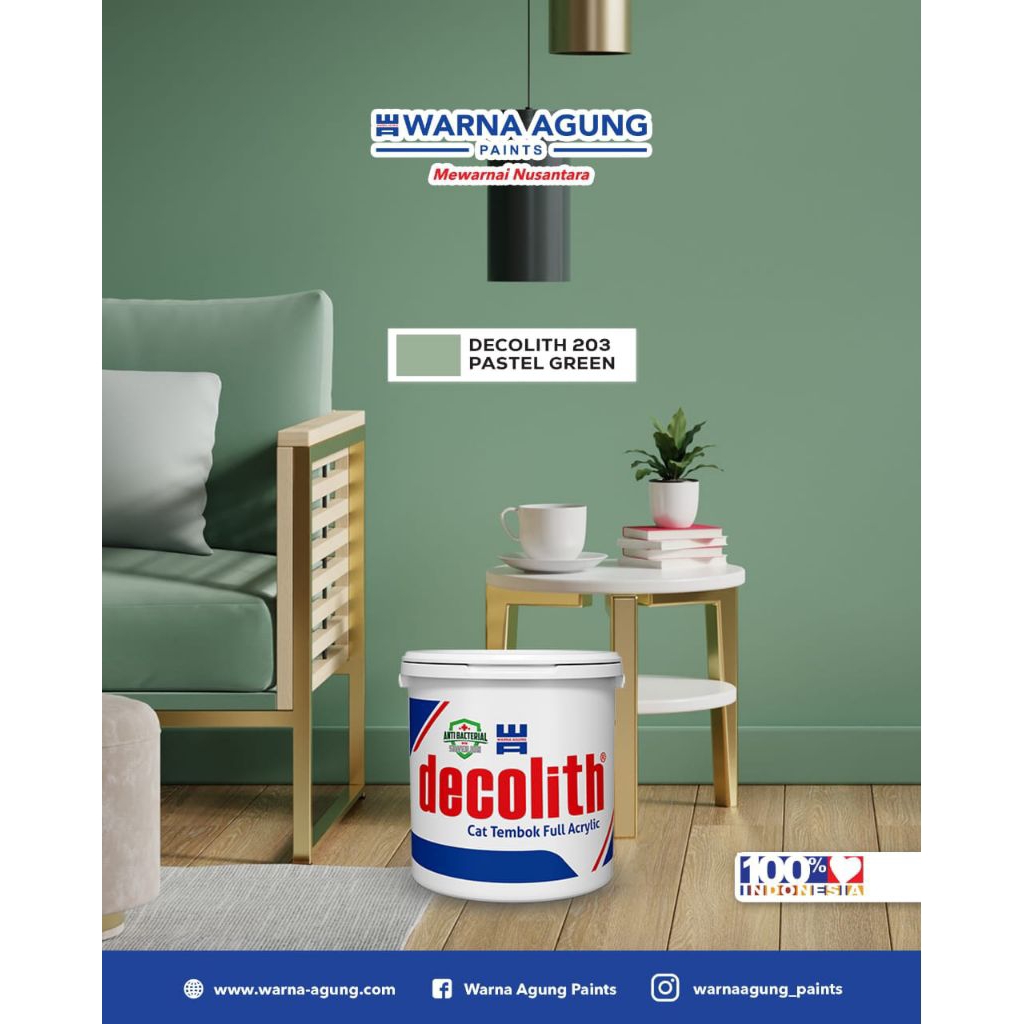 CAT TEMBOK DECOLITH 5KG/ CAT TEMBOK TERMURAH
